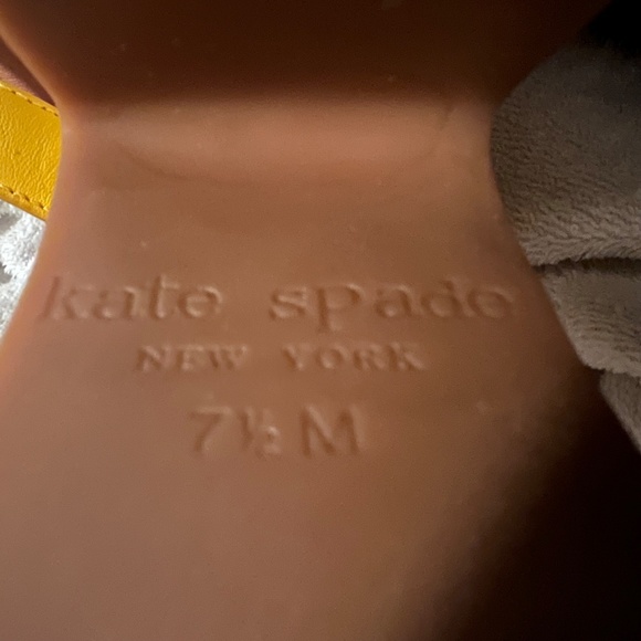 KATE SPADE GRACE PLATFORM SANDALS -7.5 (CLOSING CLOSET - MUST SELL BY MONDAY) - Picture 8 of 9